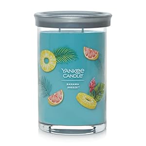 Yankee Candle Bahama Breeze Scented Signature 20oz Large Tumbler 2 Wick Candle Over 60 Hours of Burn Time