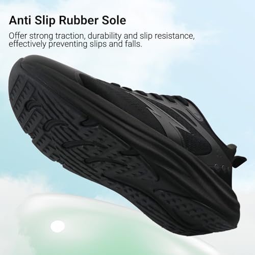 Image of Beita Women's Width Walking Shoes Wedge Running Tennis ActiveFloat Non-Slip Comfortable Breathable Sports Athletic Rubber Outsole Sneakers, Breathable,Workout, Gym, Fashion