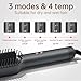 Hair Straightener Brush, Hair Straightener Comb Straightening Brush for Women, 30s Fast Heating & Dual Voltage, Grey