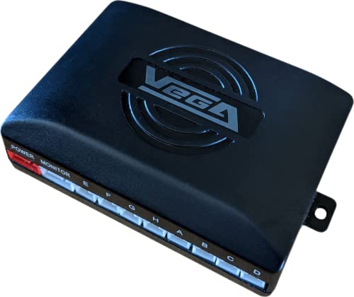 Rückfahrrad mit LED-Display VEGA® Französische Marke, 8 Sensoren, Schwarz