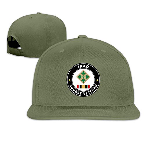 Preisvergleich Produktbild Eileen Powell 4. Infanteriedivision Irak Kampfveteran Unisex Hüte Klassische Baseballmützen Sporthut Peaked Cap