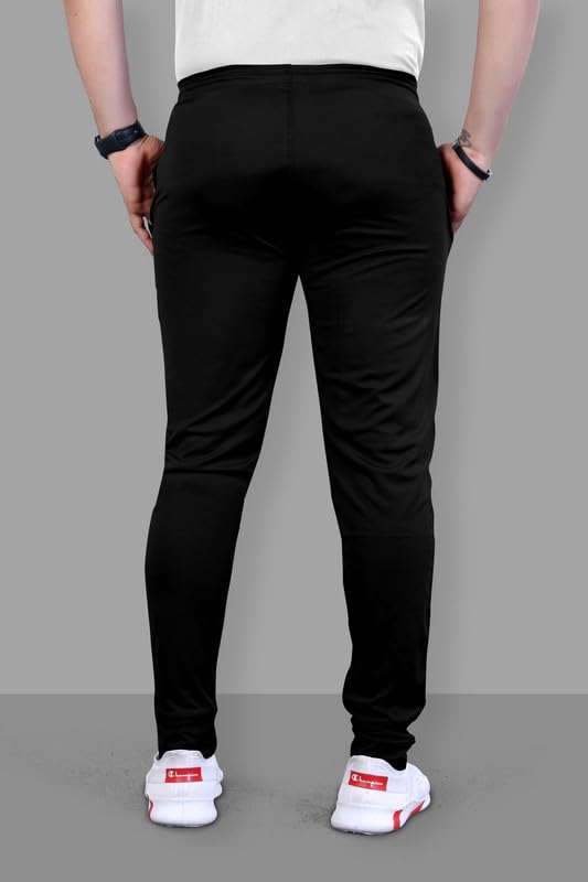 Image of NoseQueen Regular Track Pants for Man | Men Trackpant | Night Pants for Man with with Zippered Pockets, Drawstring Waist
