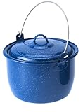 GSI Outdoors 3 qt. Convex Kettle for Soup, Stew, or Water Pot for Camping, Blue