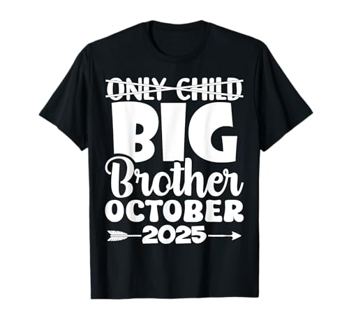El hijo único expira ascendido a hermano mayor en octubre de 2025 Camiseta