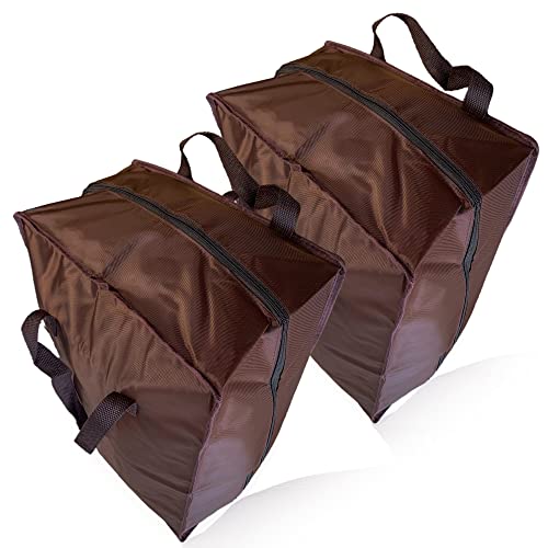 POPYS 2er-Pack Organizer Tasche mit Innentaschen | Organizer für Schuhe unter dem Bett oder Bett | Aufbewahrungsbeutel für Kleidung 50 x 35 x 20 cm Cover