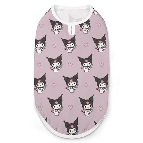 クロミ ペット服 犬の服 猫の服 春夏用 夏用ノースリーブ 薄手 シンプルワンコ服 抜け毛防止 定番Tシャツ ペットウェア ドッグウェア 犬 服 猫 犬用 猫用 お出掛け 可愛い 綿製 小中型