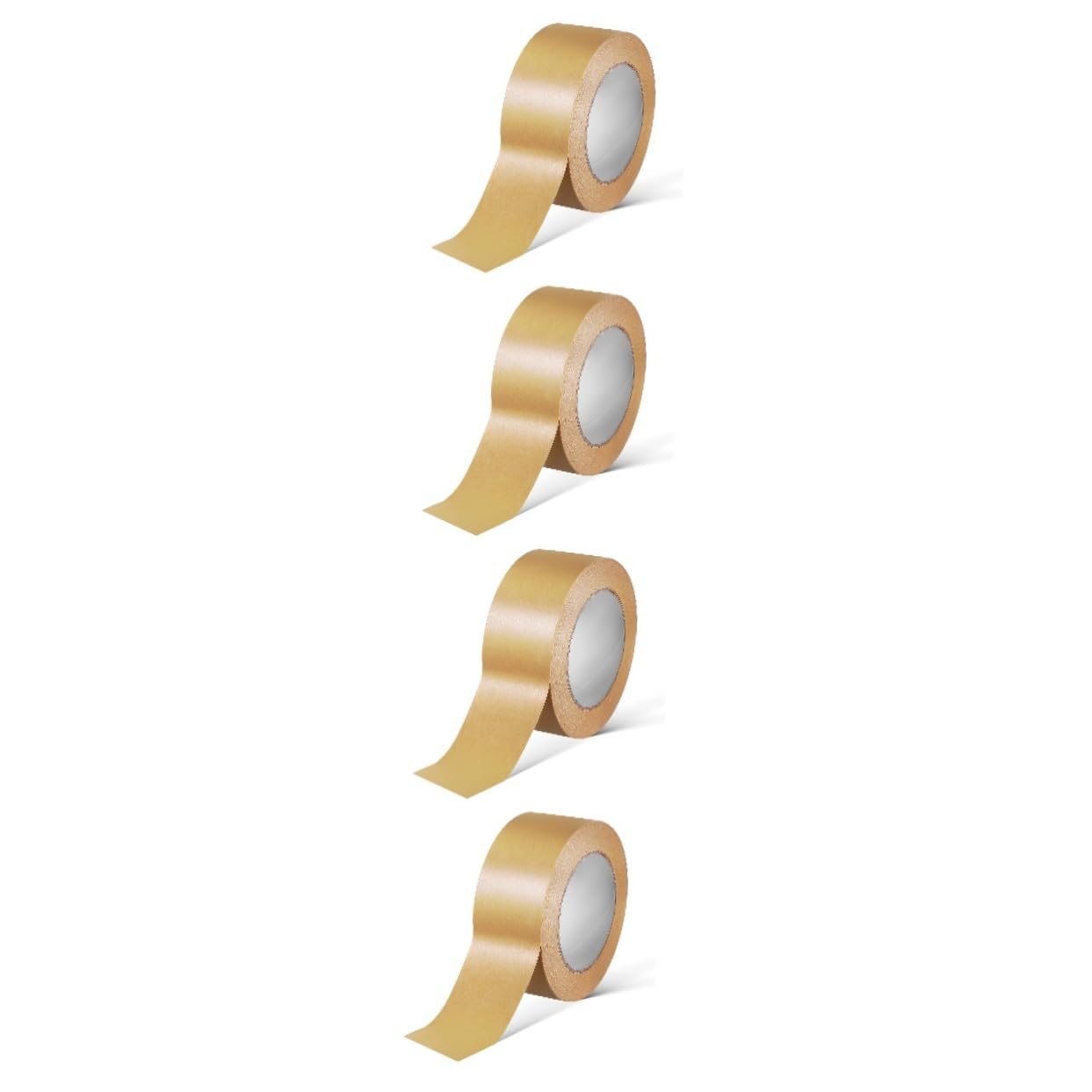 Housoutil 4 Di Nastro Di Carta Artigianale Resistente Di Nastro Largo Per Imballaggio Da Imballaggio Marrone Per Spedizione Resistente