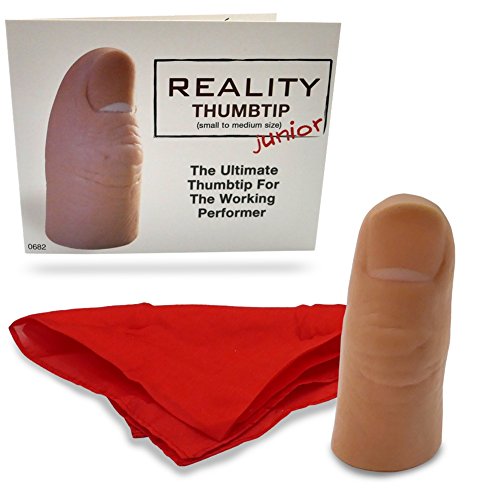 Magic Makers Junior Reality Thumb Tip with Red Silk and Online Course