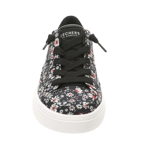 Image of Skechers Street Arch Fit Arcade-Print Powa Women's Oxford, 9.5 B(M) US, Black-White-Floral