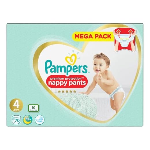Pampers Premium Protection Byxblöjor Storlek 4, 9-15kg, 70 st