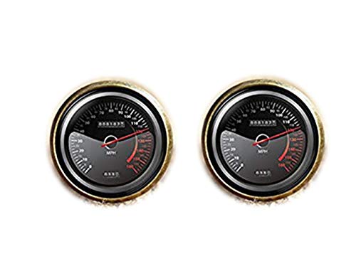 Bloody devil Customized Cufflinks, Handicraft artCar Speedometer Cuff Links,Speedometer Cuff Links,Trending Cuff Links, Fun Gifts for Men Race Car, Car Cuff Links, Car Lover Gift