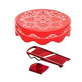 PRATIQUE ET SAIN: grâce à la forme alvéolée des plateaux et leur fabrication en silicone anti-adhérant, vos chips n'accrochent pas. Plus besoin d’utiliser de matière grasse pour obtenir des chips délicieuses.