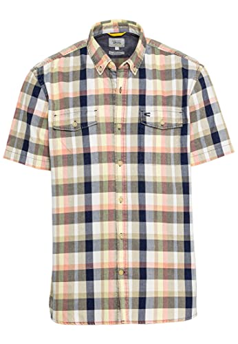 Camel Active Herren Flanell Overshirt Im Karomuster – Urbaner Casual-Look Mit Brusttaschen