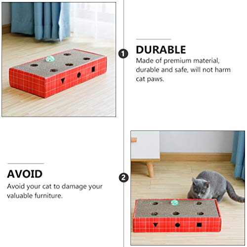 VILLCASE Cat Scratcher Cat Scratching Pad Durável Reciclável Cat Garras de Papelão Cat Lounge Relaxa