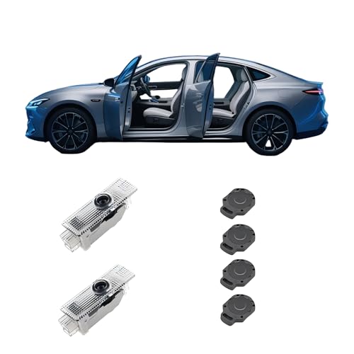 ZKAYUN LED Car Door Welcome Lights Compatible with Selected 1/3/4/5/6/7 Series X1/X2/X3/X4/X5/X6/X7 328i 528i 530i E92 HD Courtesy Puddle Lights with Plug & Play (2PCS)
