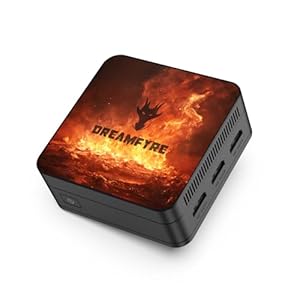 DREAMFYRE N100 Mini PC 12GB DDR5/512GB M.2 SSD, Mini Computer Alder Lake N100 (up to 3.4GHz), Mini Desktop Computer, Tower PC 4K Triple Display, WiFi 5, Bluetooth 5.0 for Home/Office/School