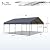 PHI VILLA 2 car Metal Carports 20 x 20 ft Carport with Galvanized Steel Roof, Sturdy Heavy Duty Metal Carport for Cars, Boats, and Tractors