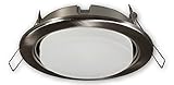 ► Energiesparend & langlebig | 5W LED Einbaustrahler mit einer Lebensdauer von 40.000 Stunden ✓ Farbtemperatur: 2700 Kelvin warmweiß ; Abstrahlwinkel: 120° ; Schutzart: IP20 ✓