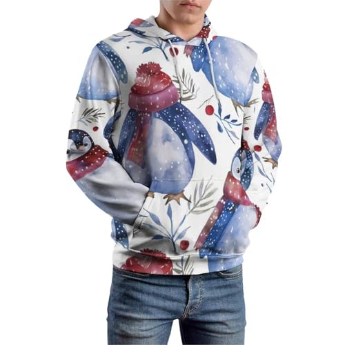 Sweat à Capuche Pingouin Idéal pour Vos Week-ends Cocooning et Sorties Décontractées - 6