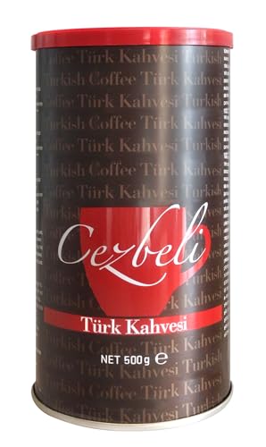 Cezbeli Fine Ground Turkish Coffee 17.6 oz Can - Imported