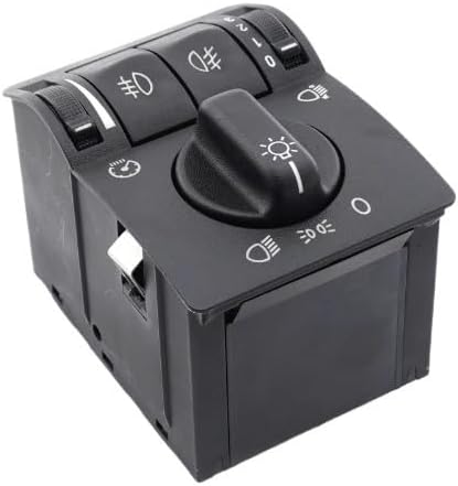 Headlight and Dash Light dimmer Switch Suitable use in Fit for Opel Sette 90437440 Headlight Fog lamp Adjustment Switch Headlight Combination Switch 90437440 Parts Dimmer Switch