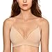 DOBREVA Damen Vollschalen Comfort Wirefree Nahtlose BH mit Leichtem Innenfutter Beige 75A