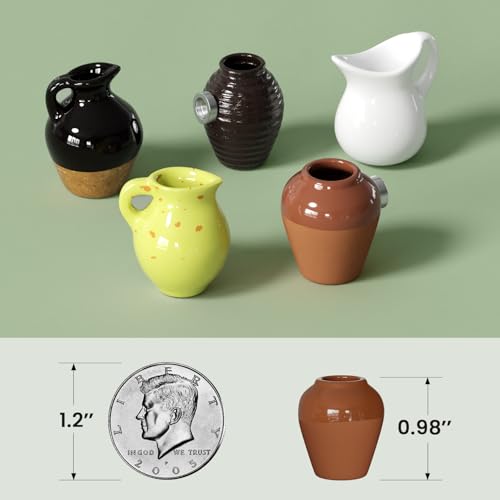 Imanes Decorativos Mini Jarrón de Cerámica 5 unidades miniatura 5