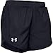 Under Armour Damen W Ua Fly By 2.0 atmungsaktive Shorts moderne Sporthose, Black Black Reflective, XL EU