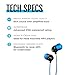 H2O Audio Surge S+ Waterproof Sport Headphones, (Short Cord Design) – in-Ear Sweatproof Earbuds for Swimming, Running, Cycling – IPX8 Waterproof, Compatible with iPods & MP3 Players