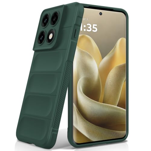 BonYonka Motorola Moto Edge 70 Pro�p �V���R���P�[�X �A���`�X�N���b�` �}�C�N���t�@�C�o�[���n �J�����ی�t���ϏՌ��P�[�X �O���[��