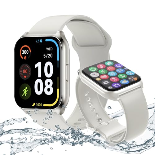 Haylou Watch 2 Pro スマートウォッチ 通知 通話機能付き 日本語対応 1.85インチ 大画面 [ 最大20日間 ロングバッテリー 健康モニタリング 睡眠管理 100種類以上 ワークアウトモード 血中酸素濃度測定 心拍計 探す機能 防水 I