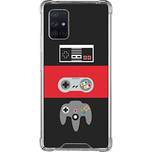 Skinit Clear Phone Case Compatible with Samsung Galaxy A71 5G - Officially Licensed Skinit Originally Designed Nintendo Controller Evolution Design