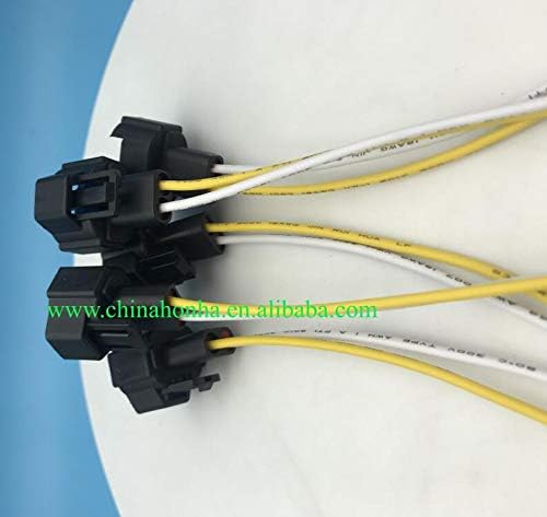 10/20/50/100 pcs/Lots 2 Pin Injector Auto Ignition Coil Plug Female Automotive Connector 4AGE RB26 3SGE with 15cm 18AWG Wire - (Color Name: 20)