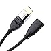 Produktbild Cablesson Ivuna Flex Plus 1 ft / 0.5m High Speed HDMI Extension Cable (HDMI Type A, HDMI 2.1/2.0b/2.0a/2.0/1.4) - 4K, 3D, UHD, ARC, Full HD, Ultra HD, 2160p, HDR Rotating Connectors Black