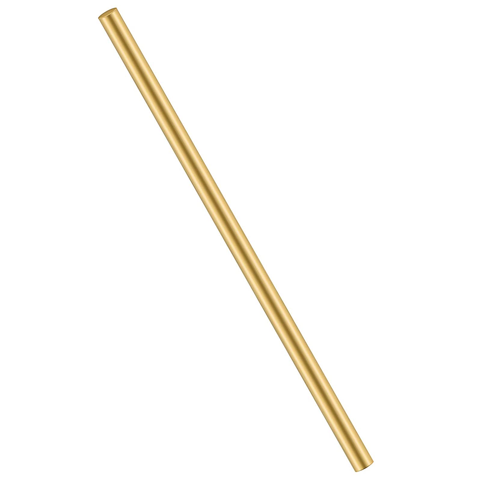 VGGBNG Round Brass Tube,Copper Tube, Length 500Mm Brass Round Rods Solid Round Bar Diameter 12Mm/15Mm/18Mm for Model Accessories/Diameter:15Mm(Diameter:12Mm)