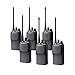 6 Pack of Motorola VX-451 Waterproof/Dust-Tight UHF Two Way Radios PREPROGRAMMED