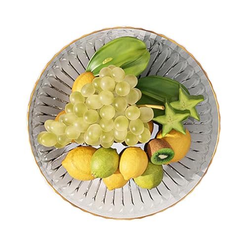 Bandeja de servir para frutas y aperitivos con cesta de gran capacidad para pan 8