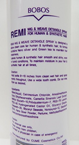 Bobos Remi Wig & Weave Detangle Spray 6.76 Oz miniatura 2