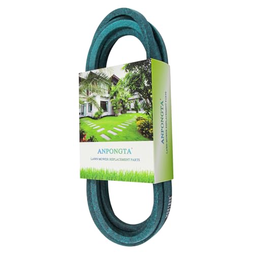 Anpongta GX21833 Replacement Deck Belt for John Deere 48 inch Mower - D140 D155 D160 E140 E150 E170 S140 S160 S170 - 1/2 x 141 V-Belt Kevlar Cord
