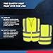 Neiko High Visibility Safety Vest ANSI Class 2, No Pocket, Neon Yellow, 3X-Large (3XL)