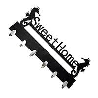 FONDOTIN Design Wall Hook Punch Sea Horse Hanger for Home Storage Compact and Easy to Install for Coats Keys and Accessories