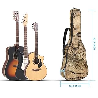 Acoustique Guitare Sac Vin Cerise 1 cm d’épaisseur Rembourrage Guitare Cas Étanche Gig Bag 40 41 42 Pouce, Multicolore… - Les Beatles, Paul McCartney, John Lennon, RIngo Starr, George Harrison Acoustique Guitare Sac Vin Cerise 1 cm d'épaisseur Rembourrage Guitare Cas Étanche Gig Bag 40 41 42 Pouce, Multicolore… – Image 5