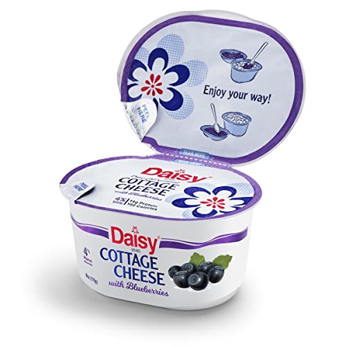 Daisy Brand Blueberry Single 4% Cottage Cheese, 6.0 Oz #TOP3