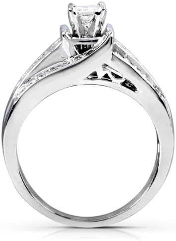 Kobelli Diamond Engagement Ring 7/8 Carat (ctw) in 14K White or Yellow Gold