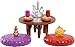 Mattel Disney Wish Toys, Best Friends Tea Time Playset with Asha & Dahlia of Rosas Dolls, 2 Figures, 1 Table & 10 Accessories, Inspired by the Movie