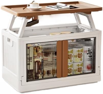 ワードローブ 洋服棚 折りたたみ式 扉付き 衣類収納 大容量 おしゃれ 引き出しキャビネット 省スペース 便利 収納 (64*32*