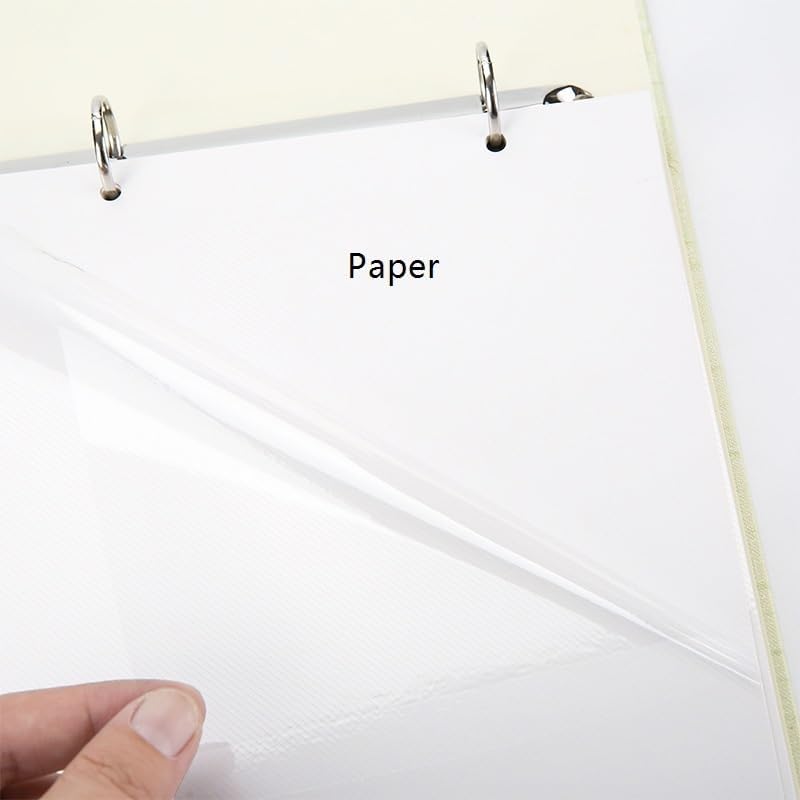 Travel Growth Commemorative Book ﻿ Self Adhesive Laminated Loose Leaf Photo Album Folder Handmade Commemorative Album Applicable to photos, receipts, star cards, etc