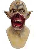 Azhong toys Máscara de Halloween de de Látex Máscara Terrorífica para Adultos Accesorio para Fiesta de Disfraces y Cosplay de Halloween