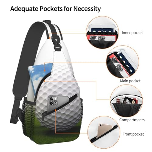Mochila tipo sling negra para actividades al aire libre miniatura 3