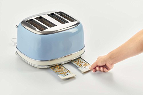 Ariete 4 Slice Vintage Toaster - Duck Egg Blue